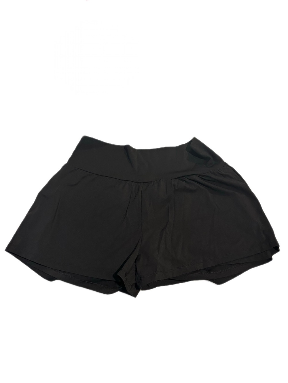 HALARA Black High-Waist Athletic Shorts with Hidden Side Pockets - Picture 3 of 5